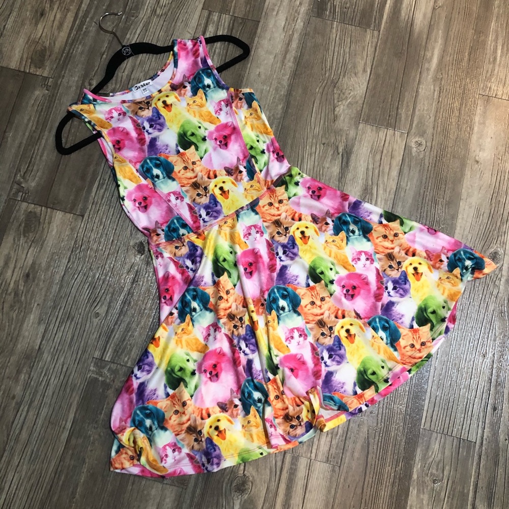 NWT girls Puppies and kittens Dress